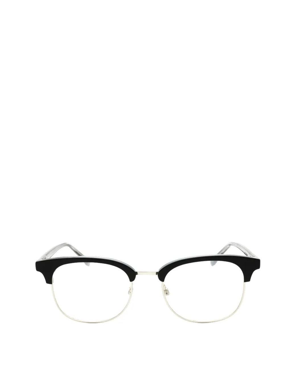 Draper James White Rectangle-Frame Glasses