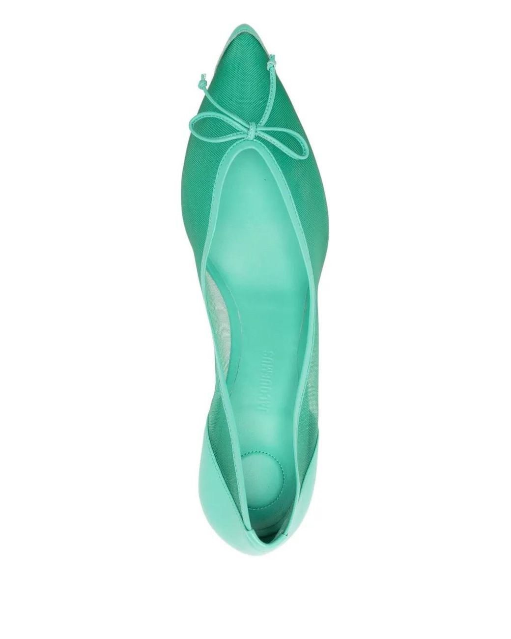 Jacquemus Green Les Escarpins Tourni Pumps