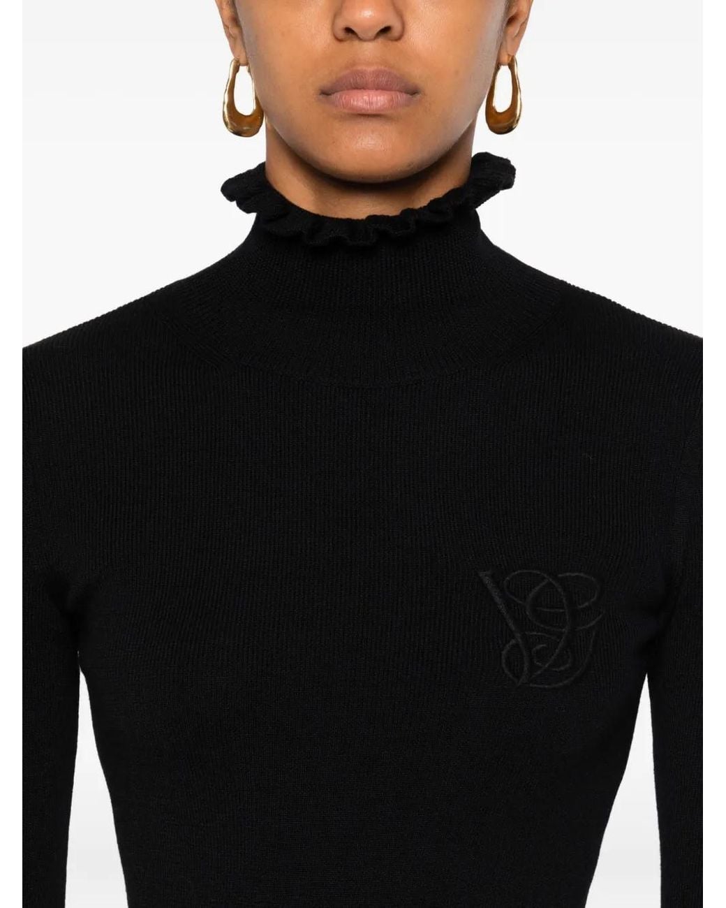 Valentino Garavani Black Logo Sweater
