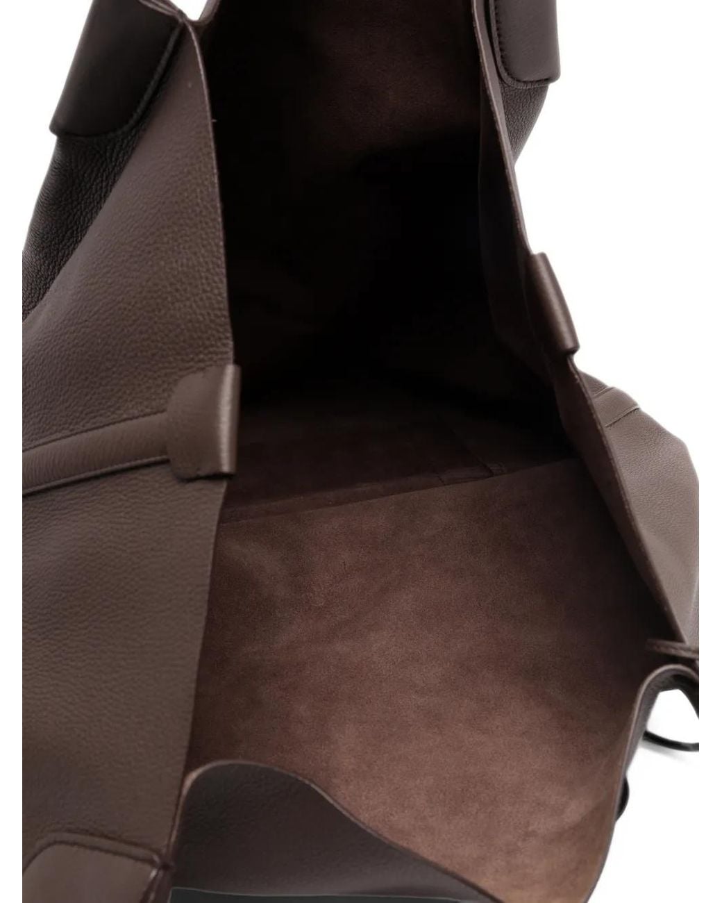 Loro Piana Brown Extra Large Bale Bag for men
