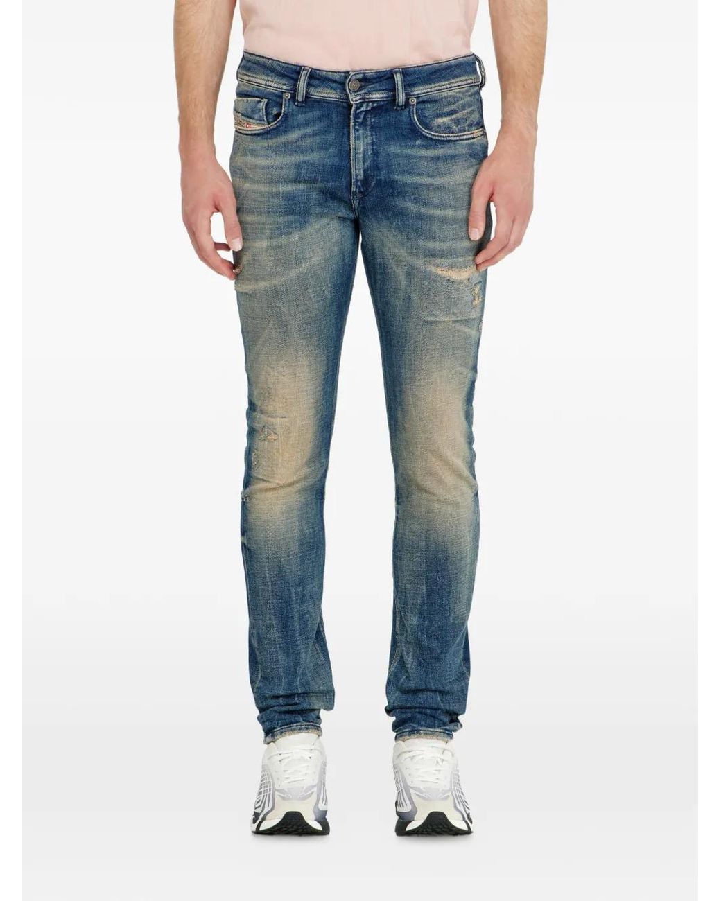 DIESEL Blue Skinny Jeans Low Waist 1979 Sleenker for men