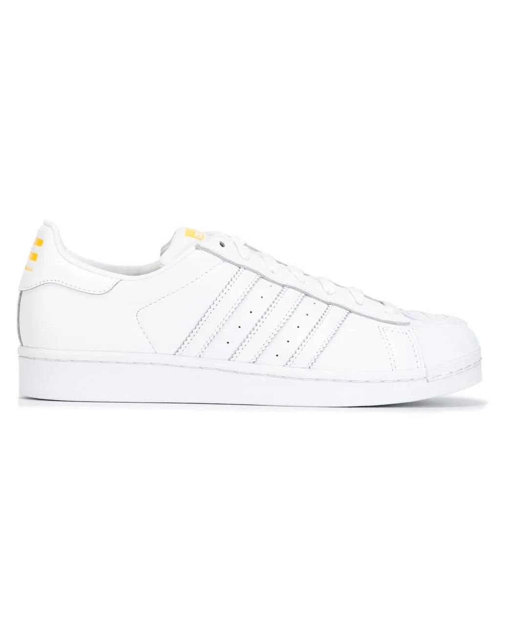 Adidas White 'Superstar Pharrell Supershell' Sneakers for men