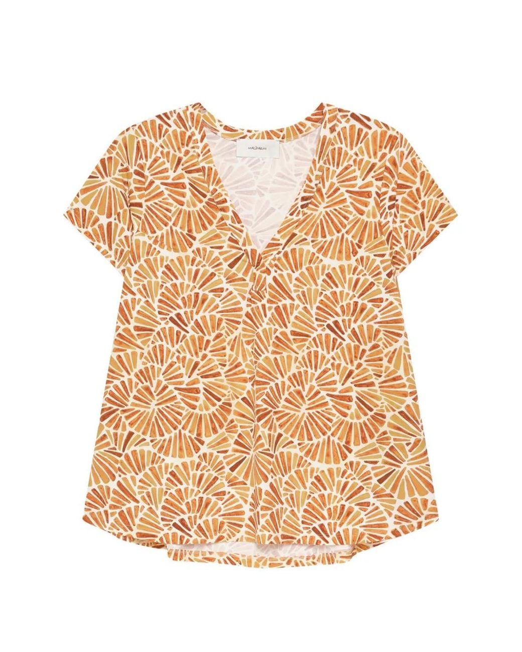 Maliparmi Natural V-Neck T-Shirt
