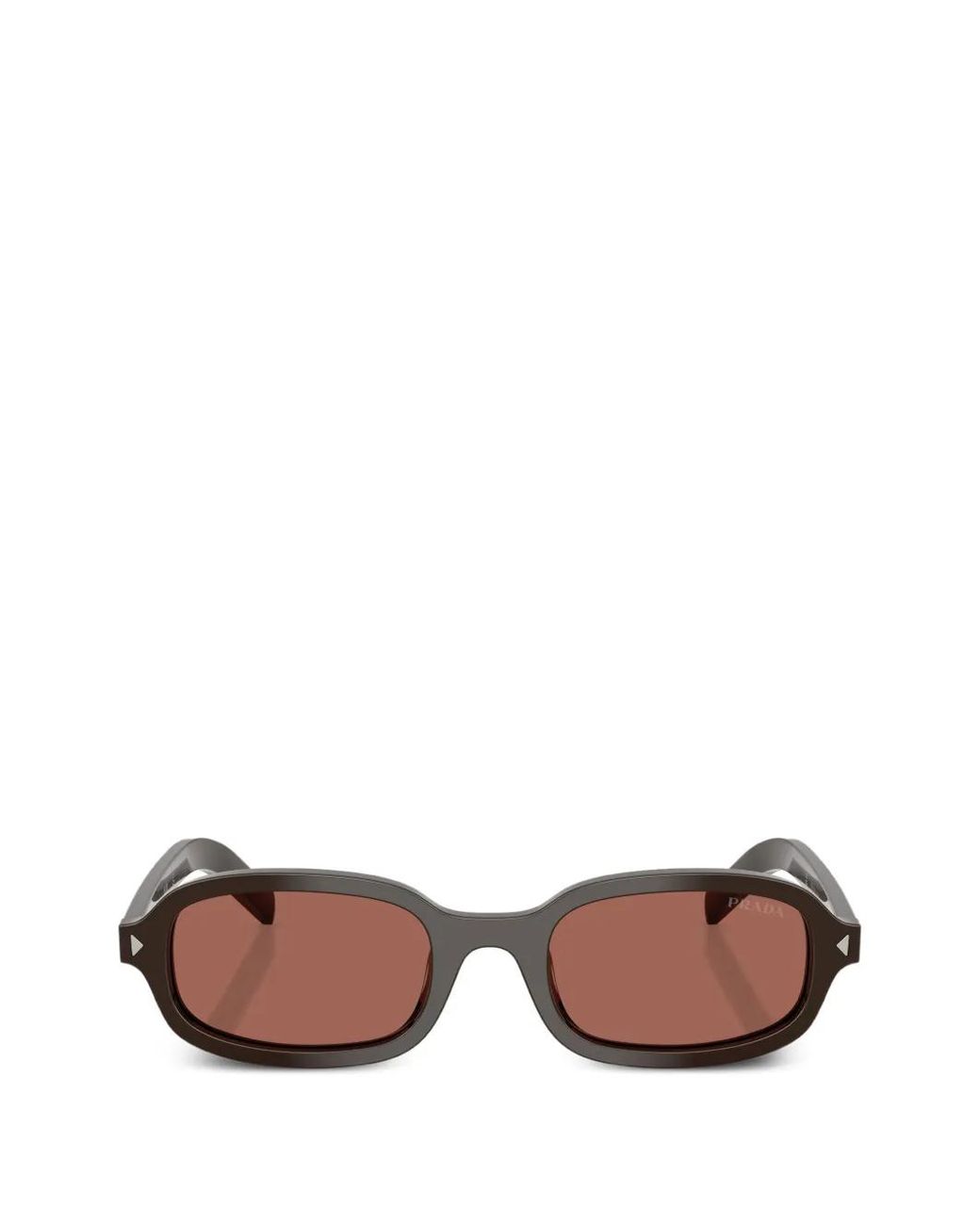 Prada Pink Sonnenbrille Mit Eckigem Gestell