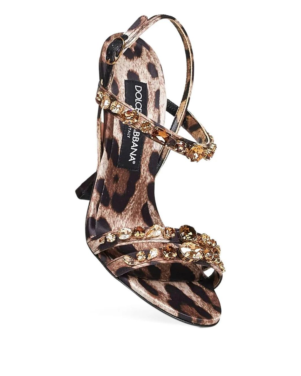 Dolce & Gabbana Metallic High Heel Sandals
