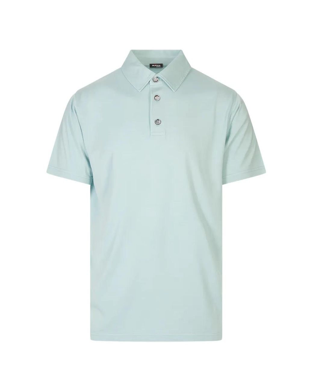 Kiton Blue Polo À Manches Courtes for men