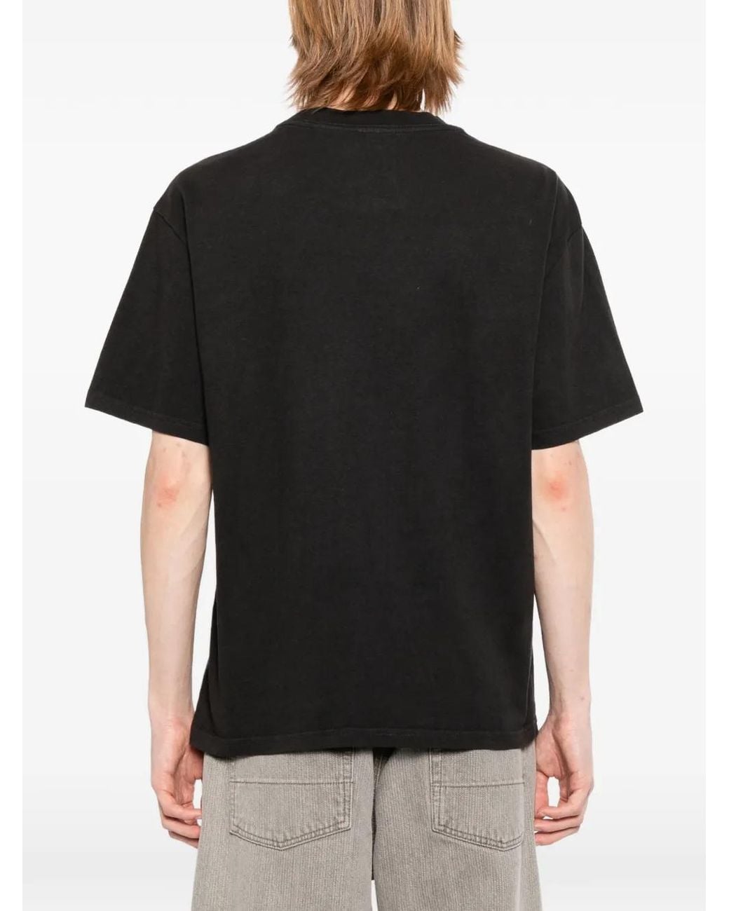 Melt Black Graphic T-Shirt for men