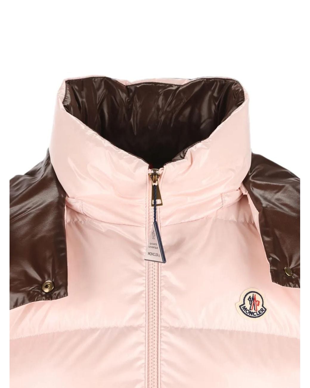Moncler Pink Gilet Niverolle Court