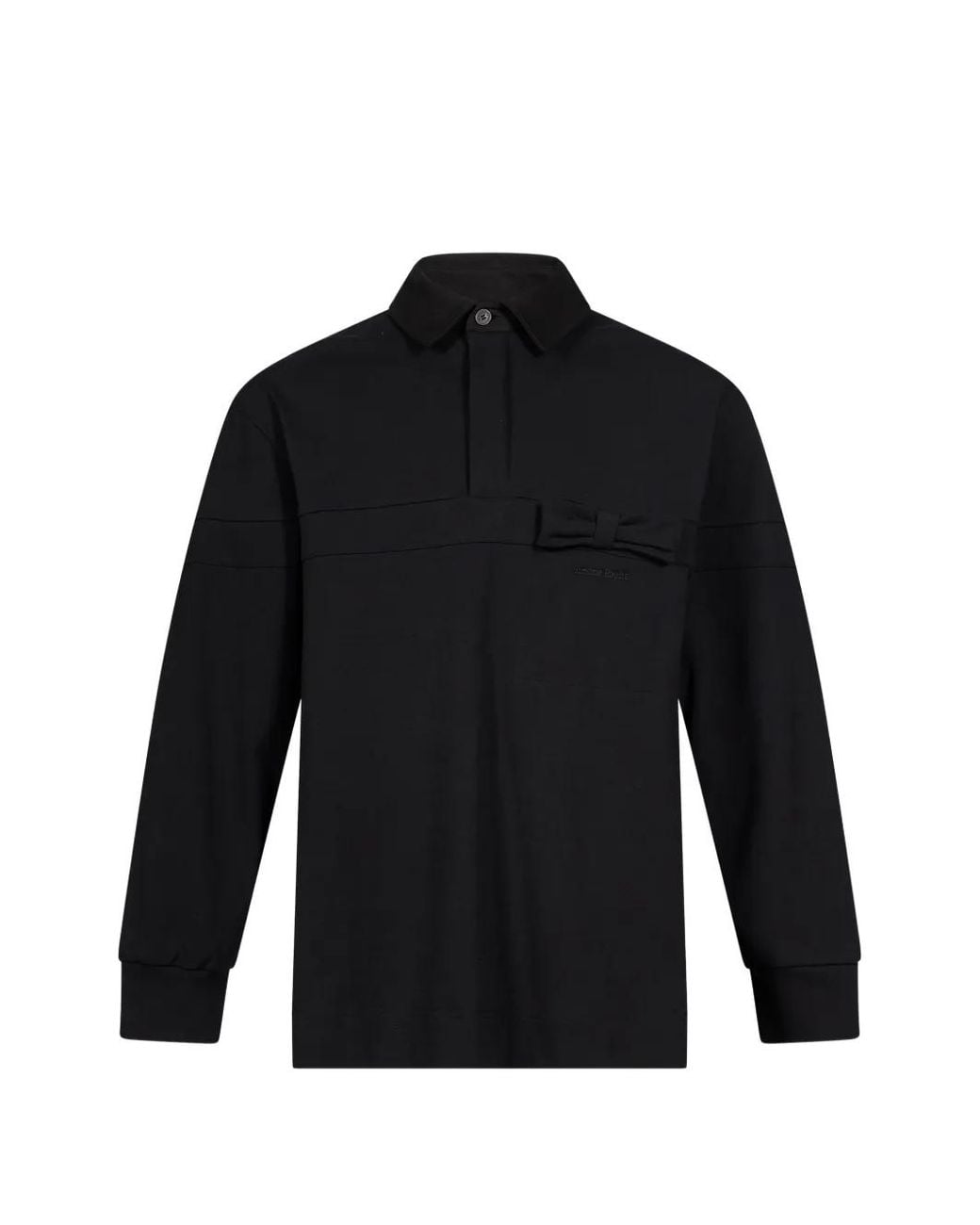 Simone Rocha Black Long-Sleeve Shirt for men