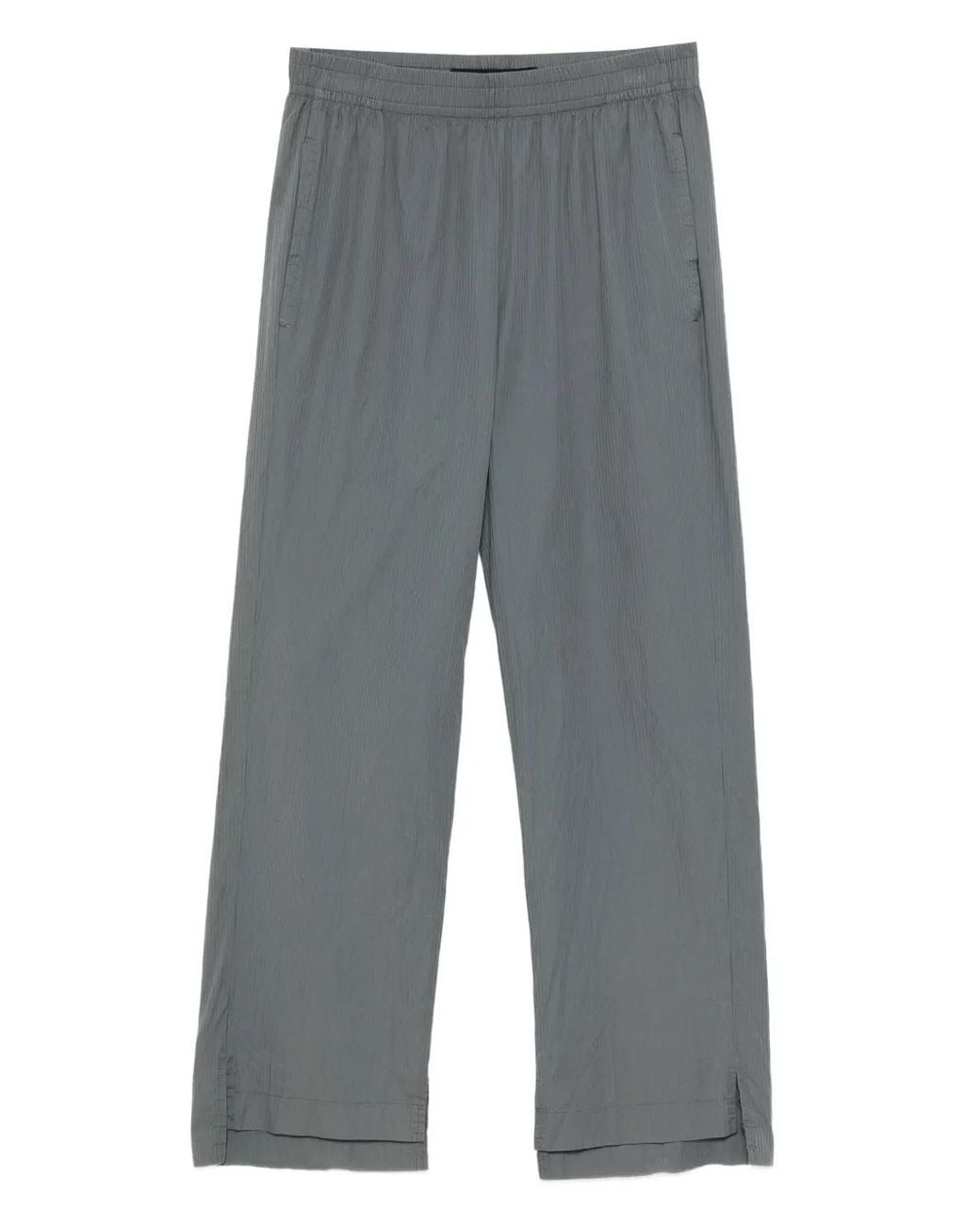 Notrainproof Gray Striped Elasticated-Waist Trousers