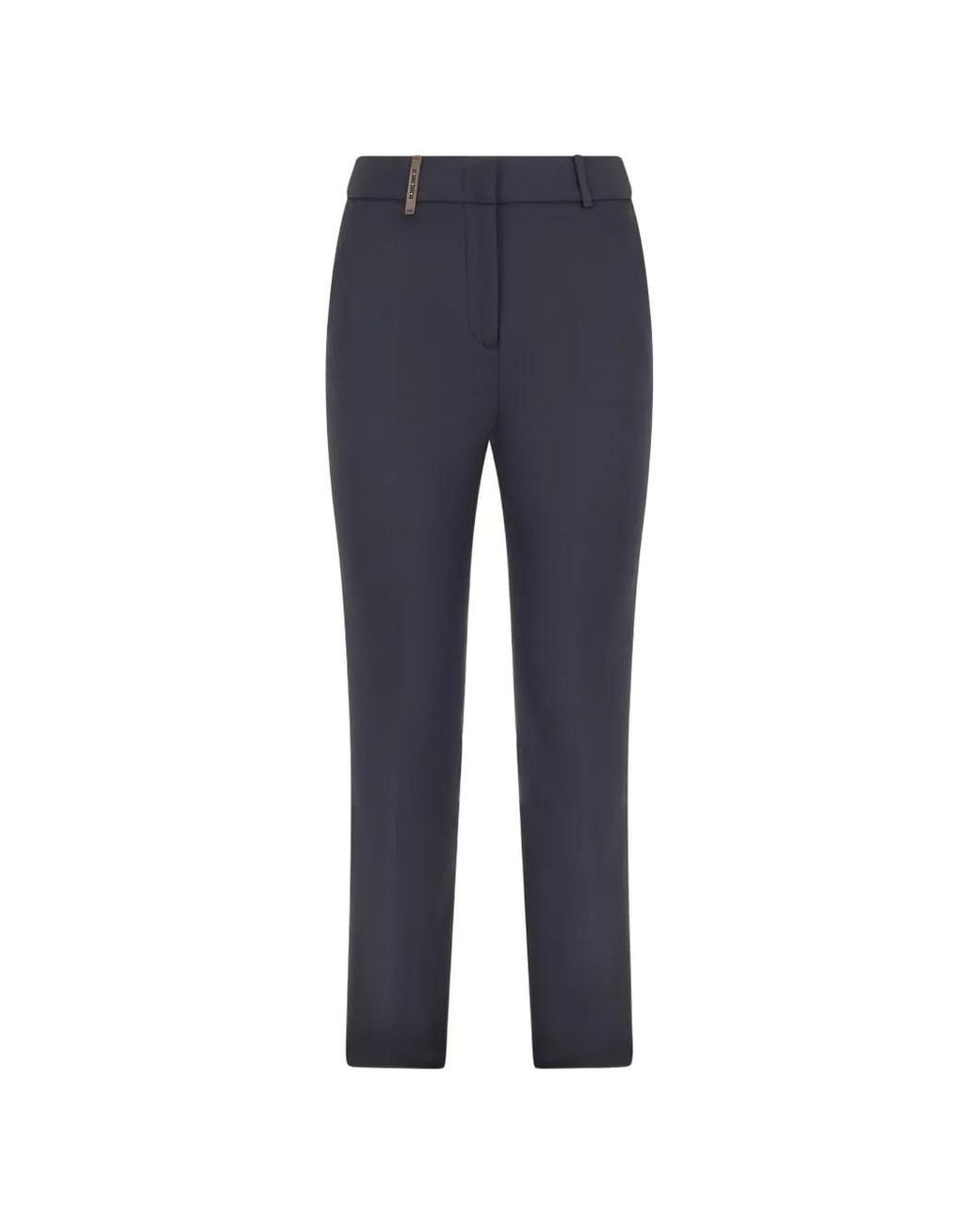 Peserico Blue Slim Trousers