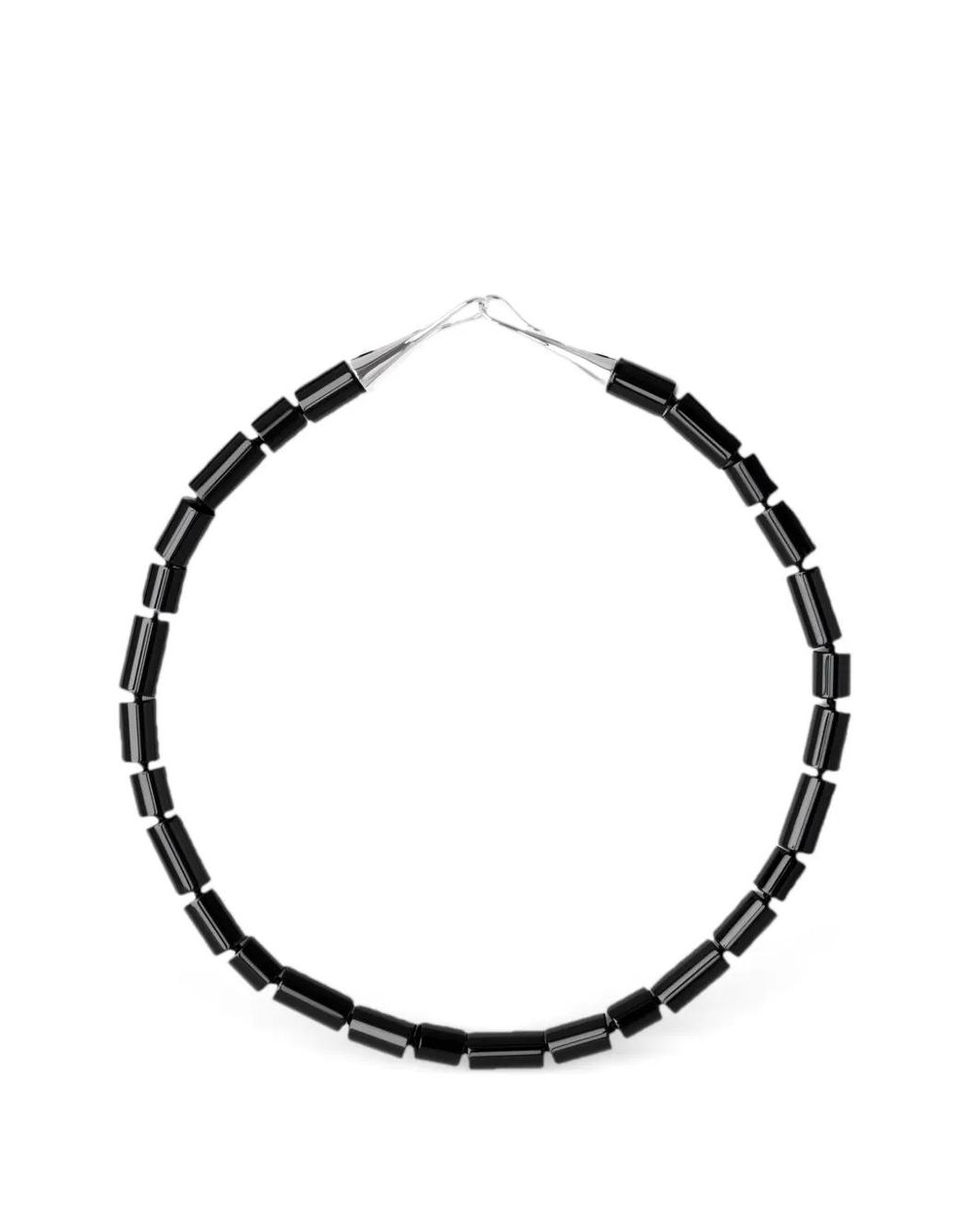 LIE STUDIO Metallic The Sadie Onyx Necklace