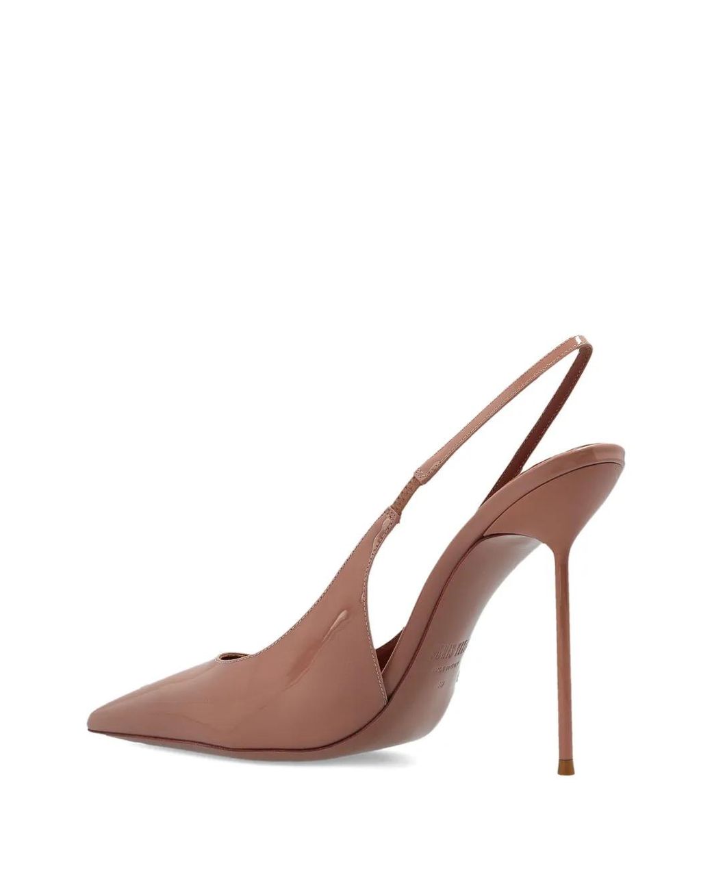Paris Texas Pink Point Toe Slingback Pumps