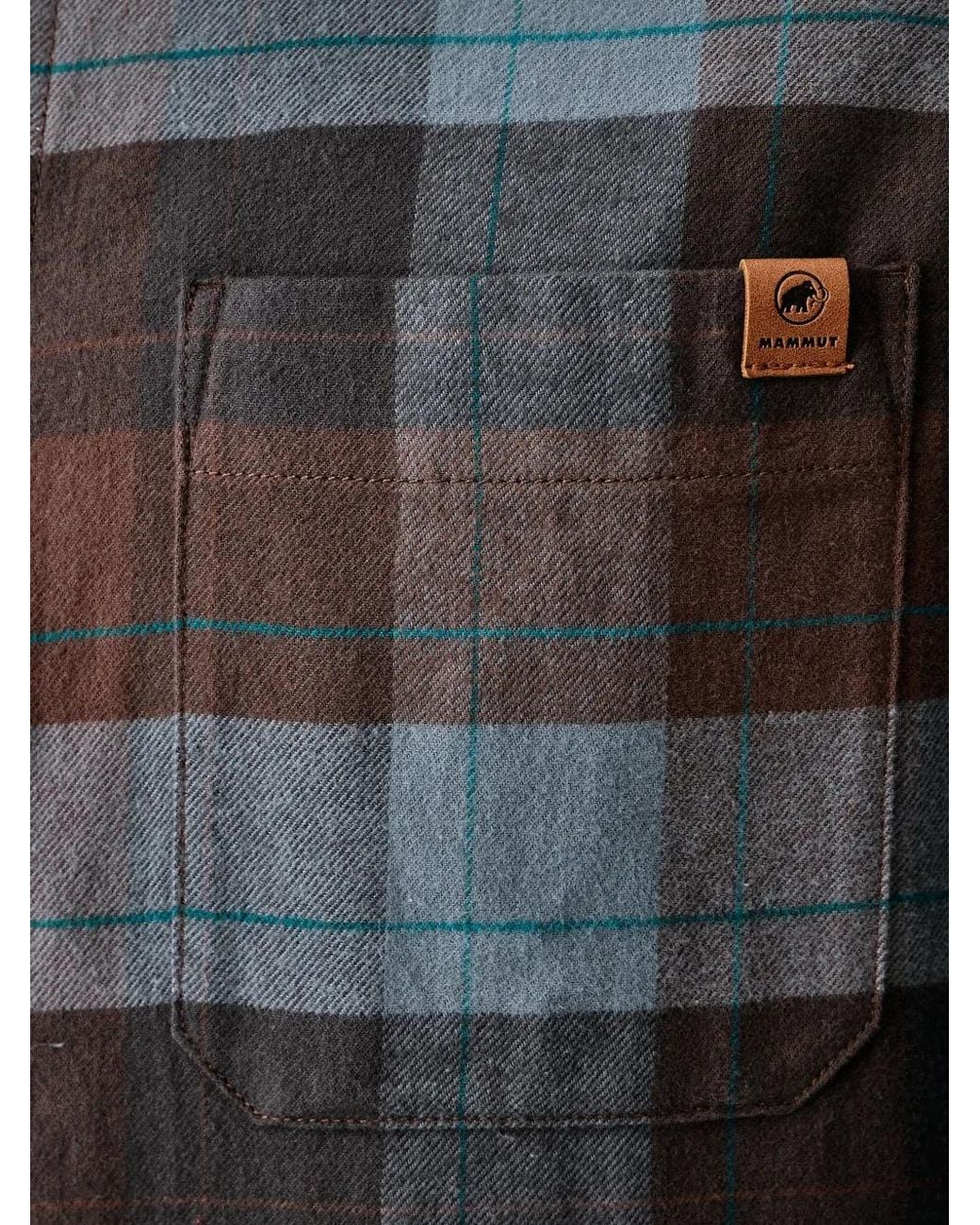 Mammut Black Trovat Check-Print Flannel Shirt for men