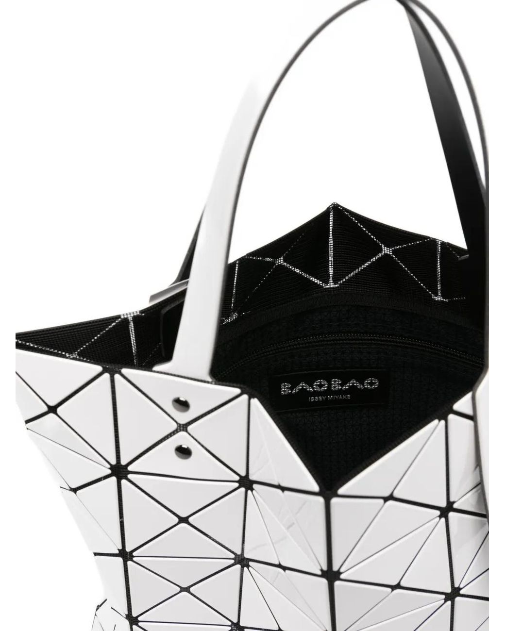 Issey Miyake White Lucent Handtasche