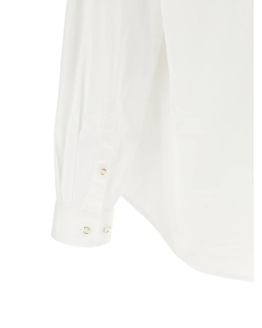 Undercover White Shepherd Pankou-Closure Shirt for men