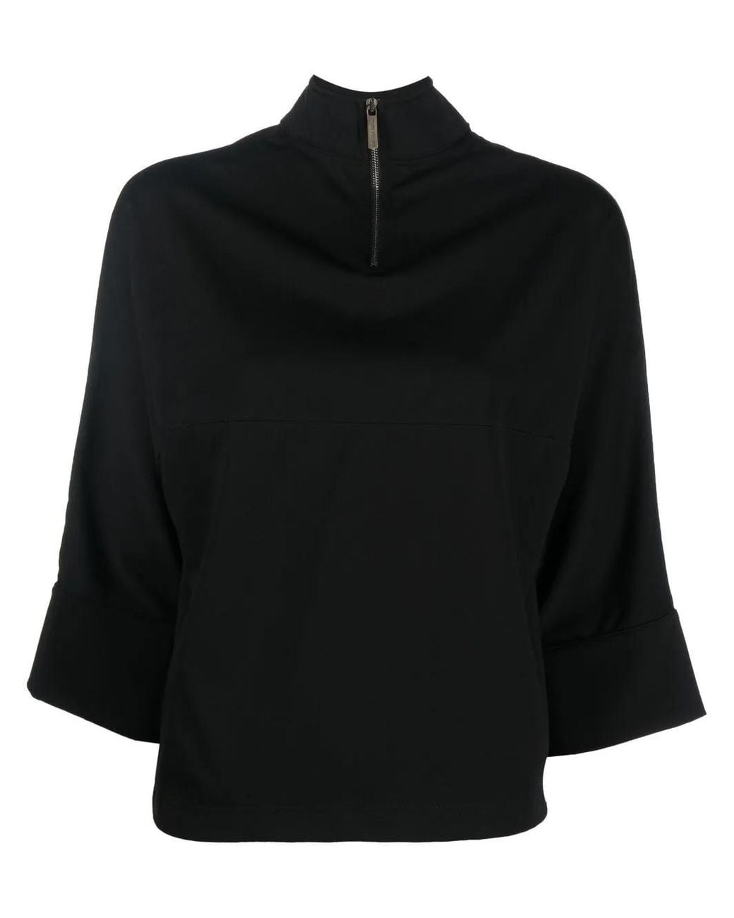 Opening Ceremony Top Met Logopatch in het Black