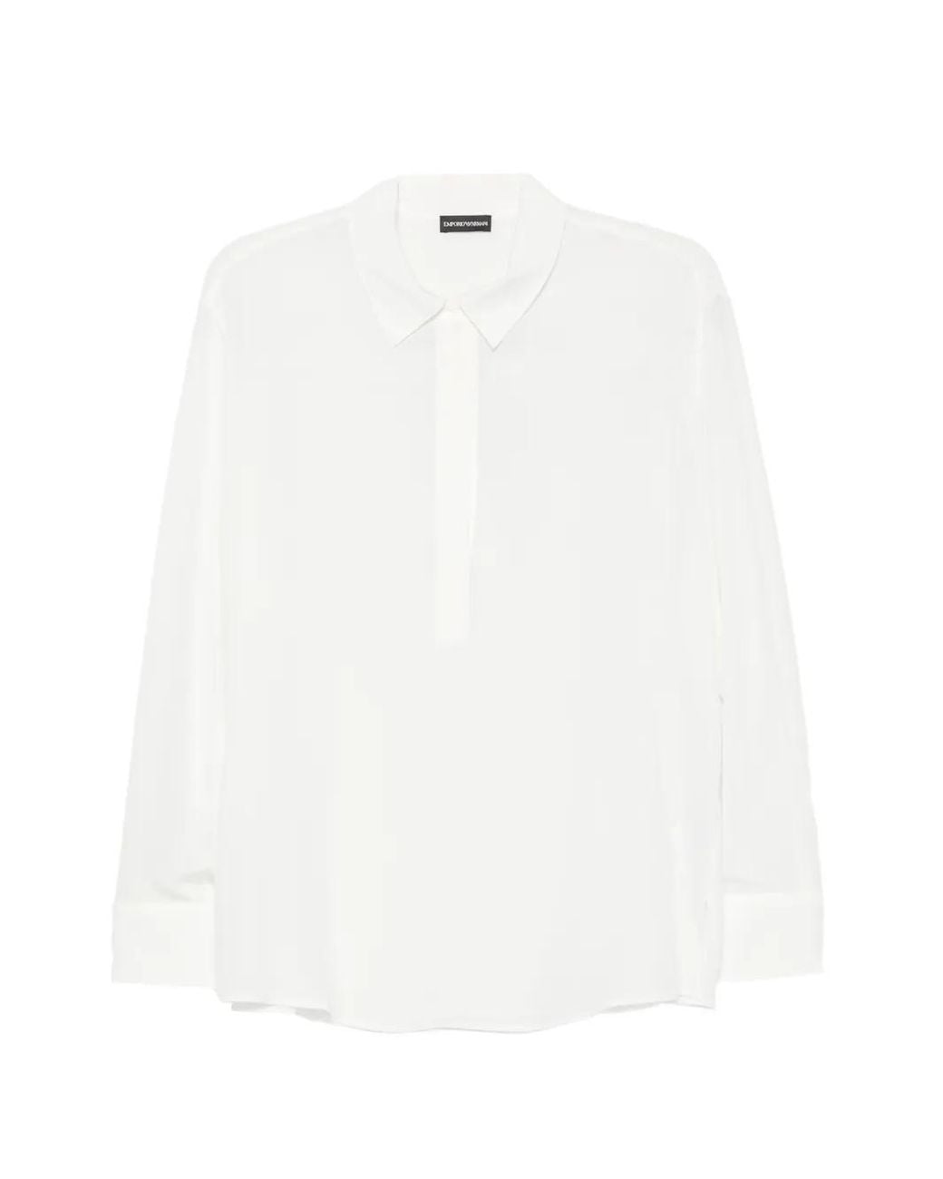 Emporio Armani White Silk Blouse