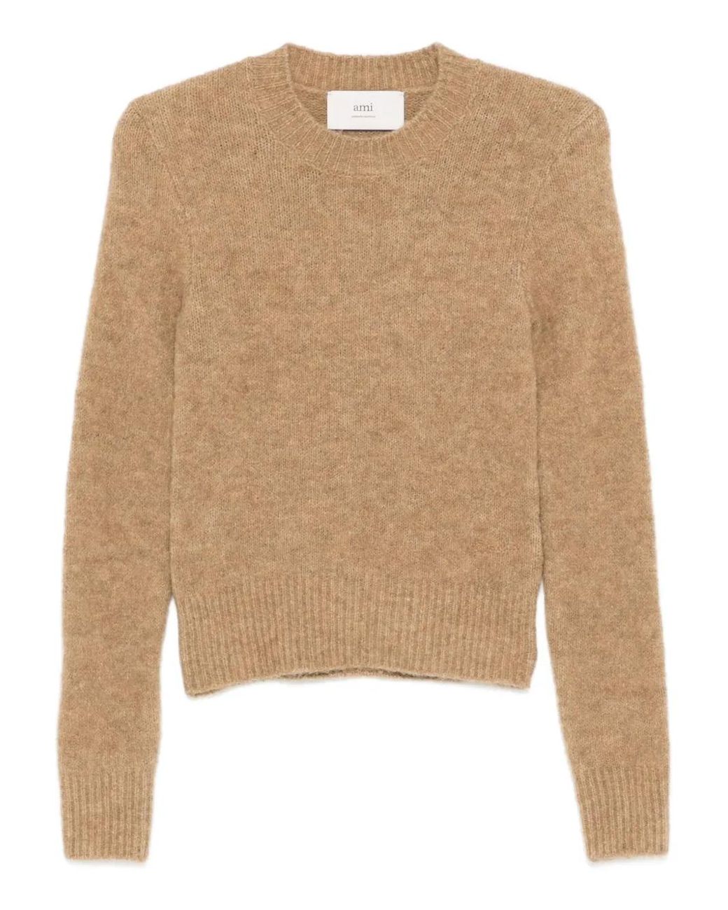 Jersey Con Cuello Redondo AMI de color Natural