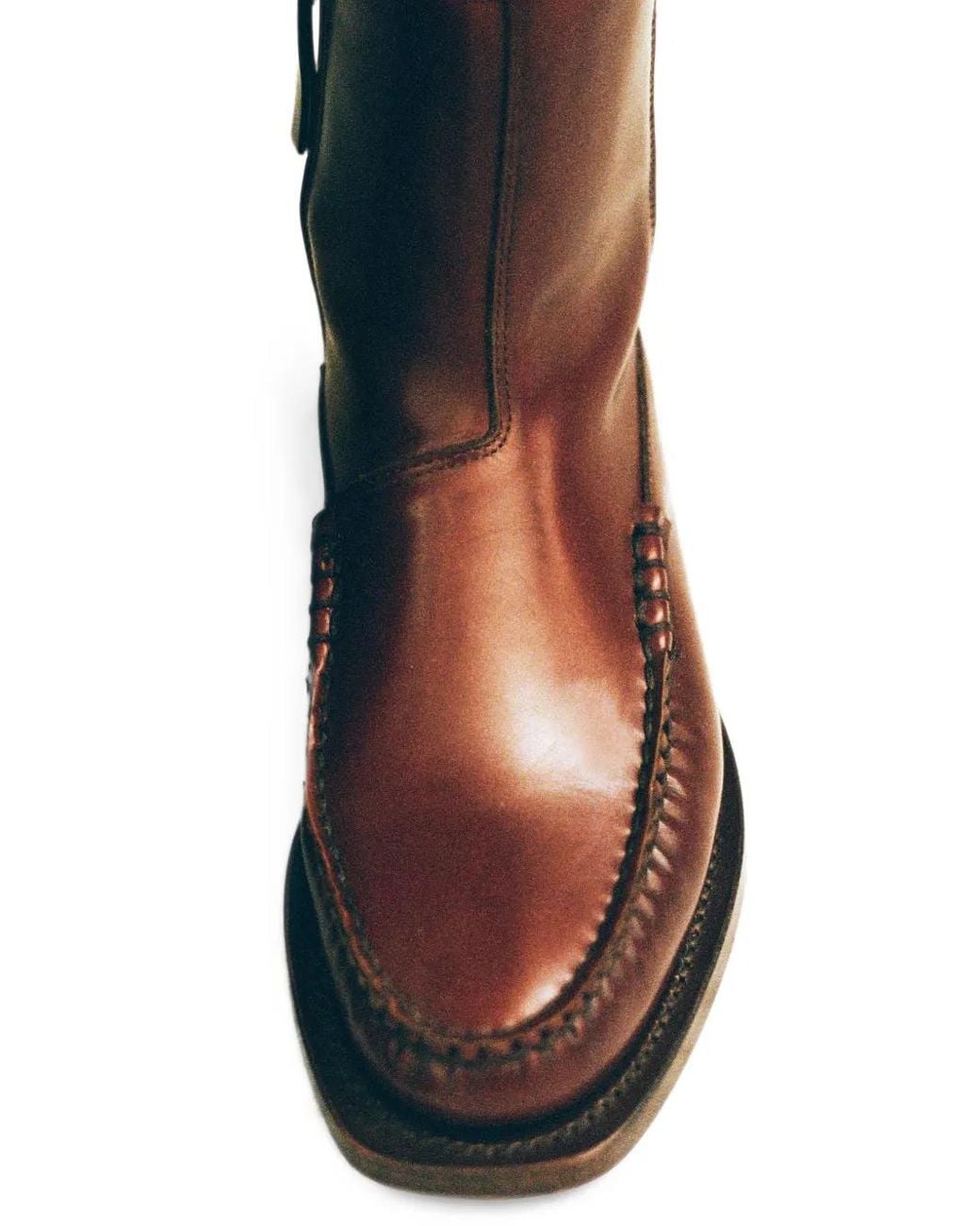 Hereu Brown Andreu Moccasin-Style Ankle Boots