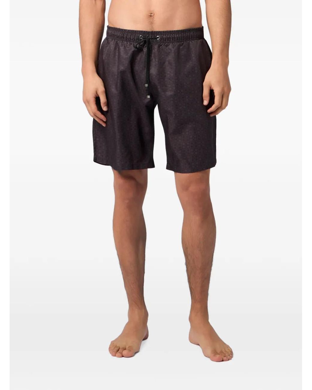 Billionaire Gray Short De Bain À Motif Monogrammé for men