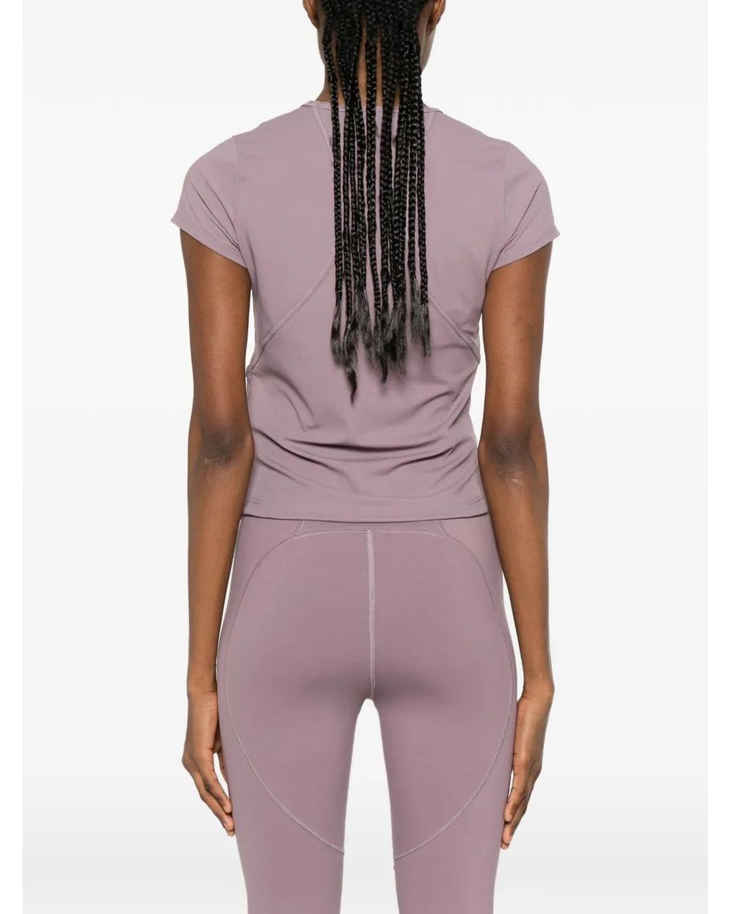 Adidas By Stella McCartney Purple Logo T-Shirt