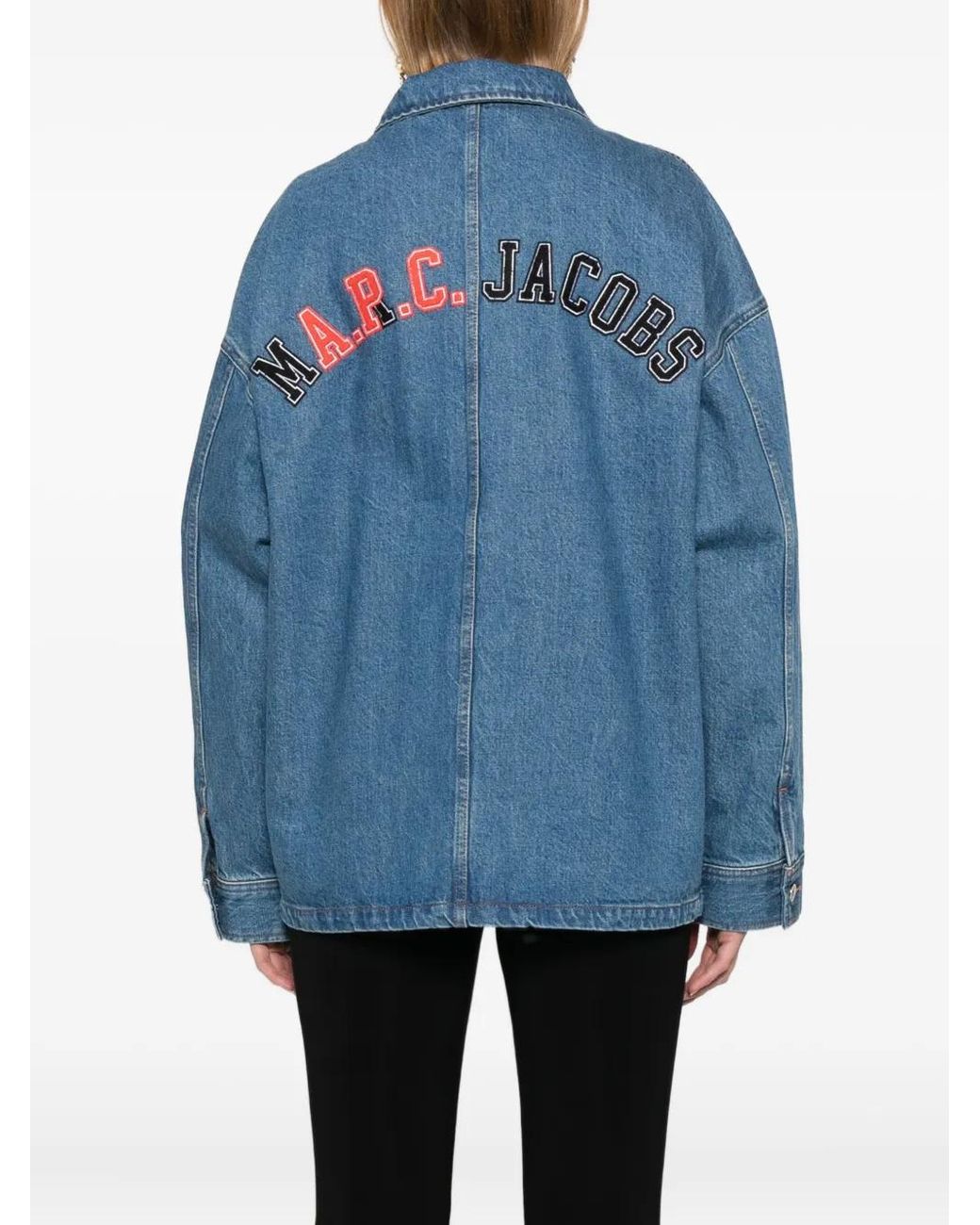 A.P.C. Blue Drop-Shoulder Denim Jacket