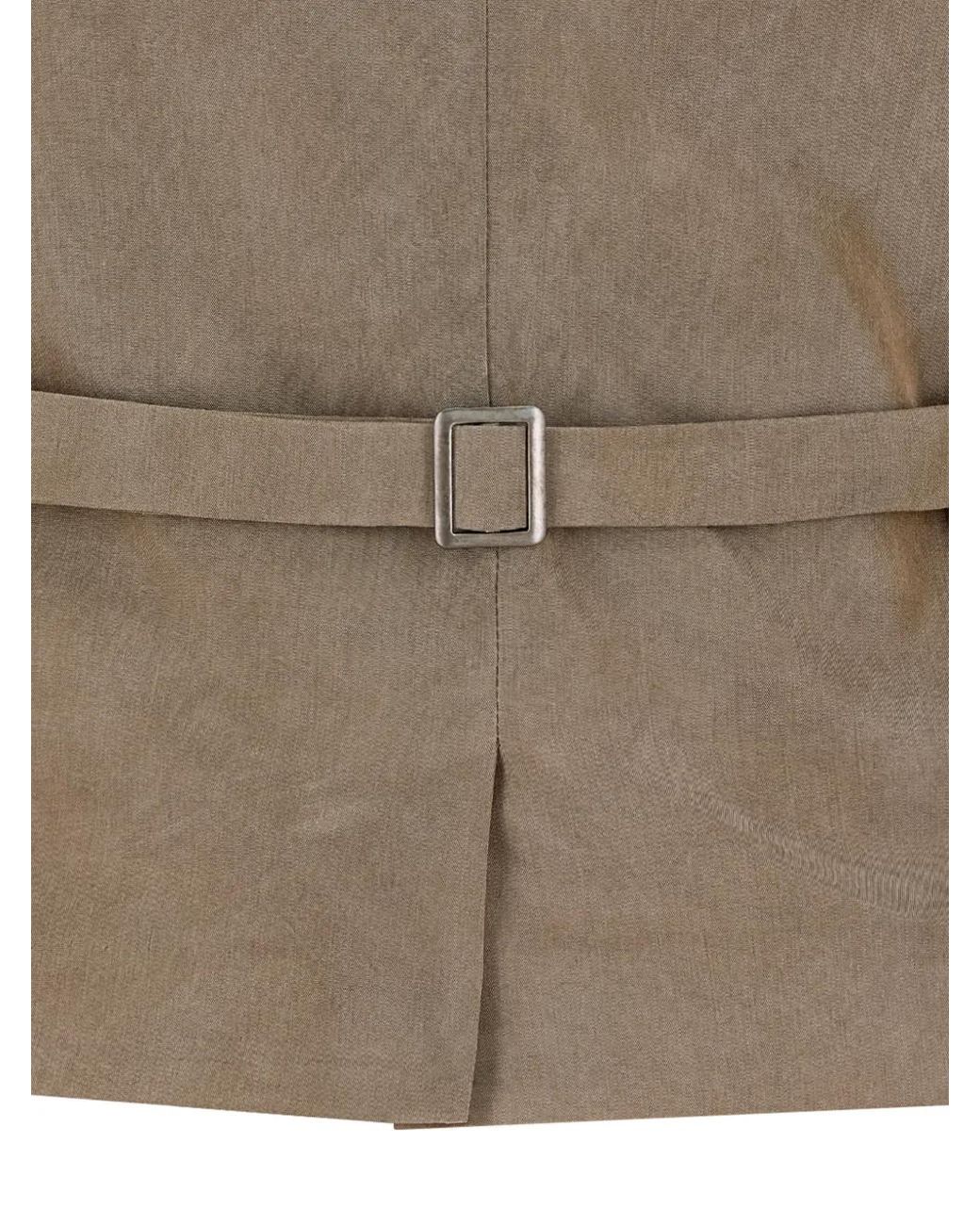 Chaleco A Rayas Amomento de color Gray