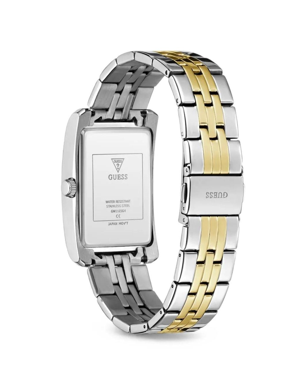 Guess Metallic Logo-Detail 29Mm Watch for men