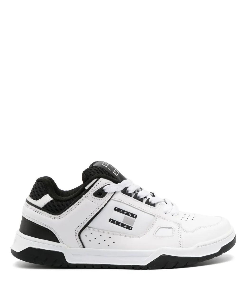 Tommy Hilfiger White Skate Low-Top Sneakers for men