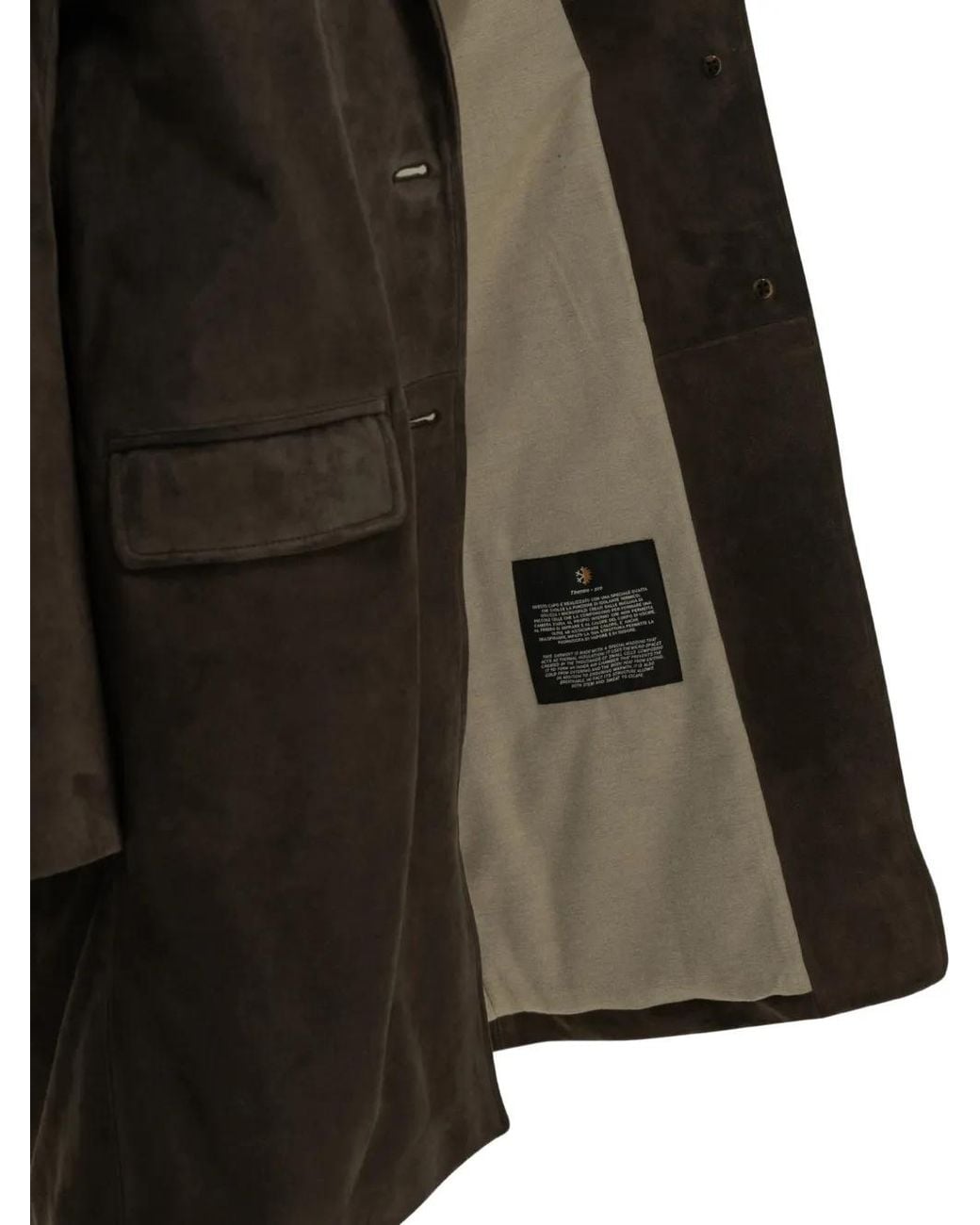 Abrigo Con Botones Semler de color Brown