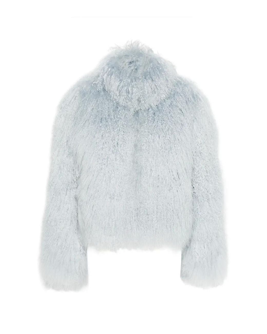 DUCIE White Rochelle Shearling Jacket