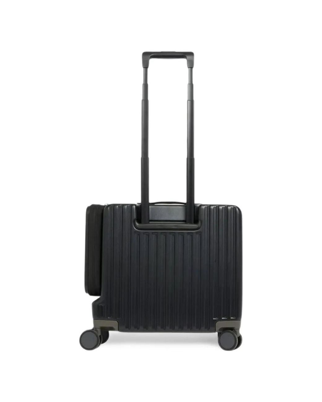 Piquadro Black Valise À Design Côtelé