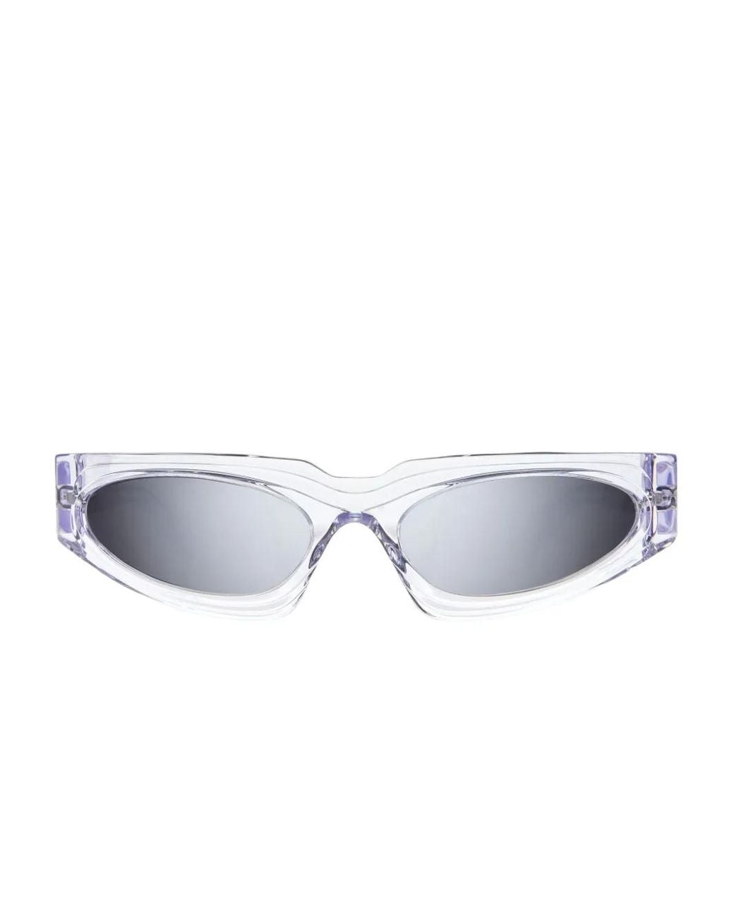 Kuboraum White Transparent-Design Sunglasses