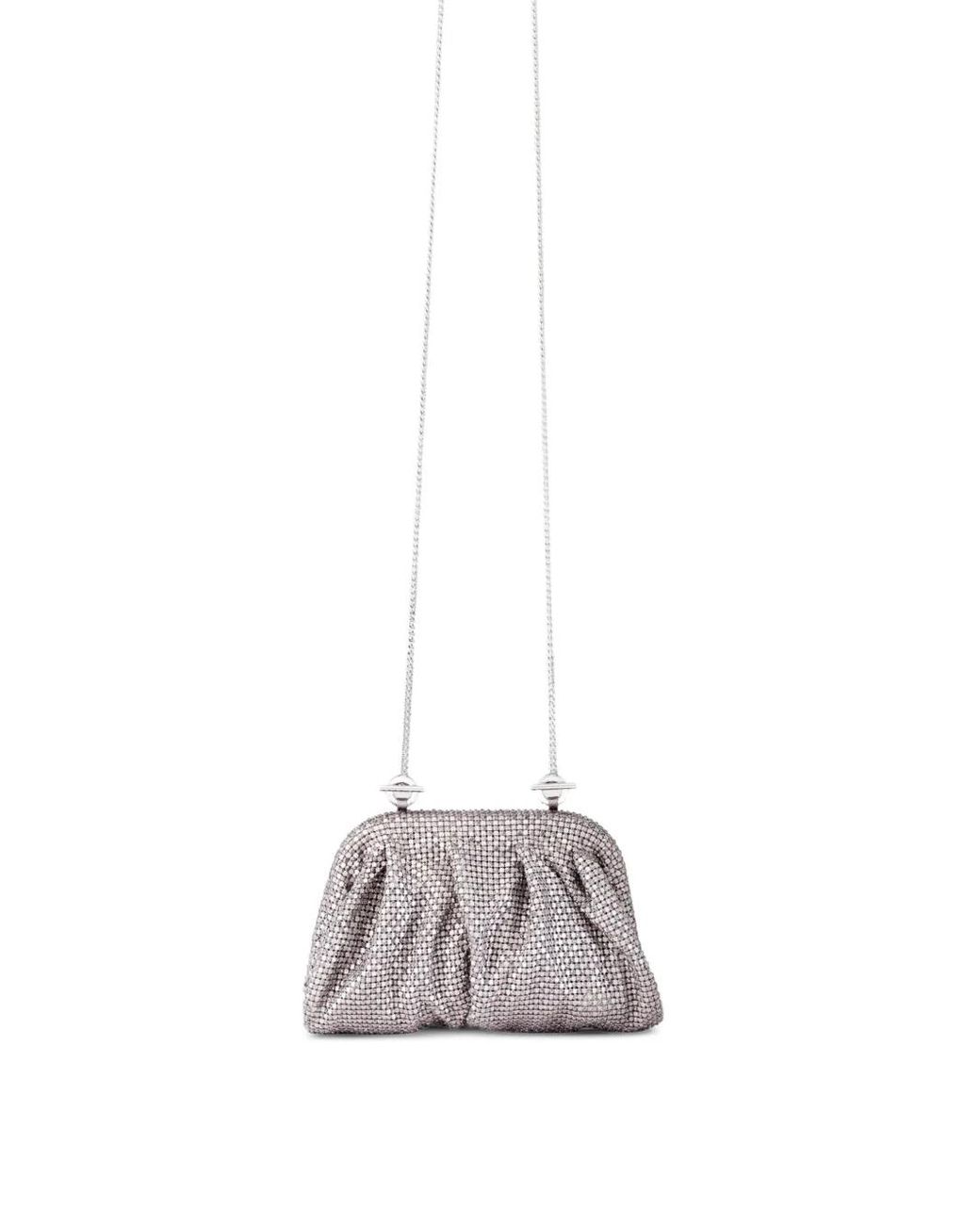 Benedetta Bruzziches Gray La Petite Venus Clutch Bag