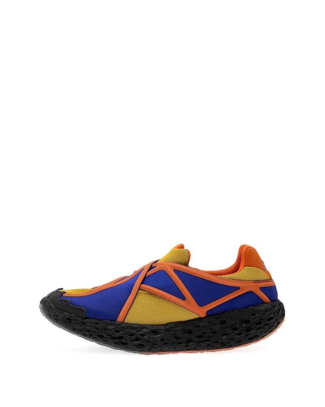 Adidas Blue Zponge Flux Cross-Detail Sneakers for men