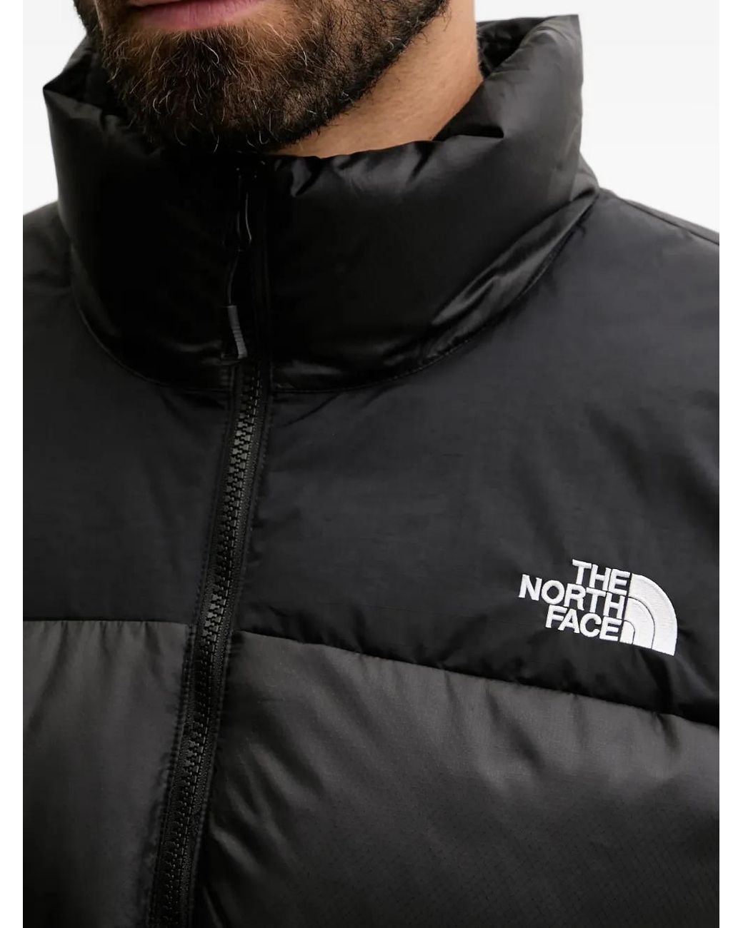 The North Face Black Diablo Down 2.0 Zip-Up Puffer Performance Jacket for men