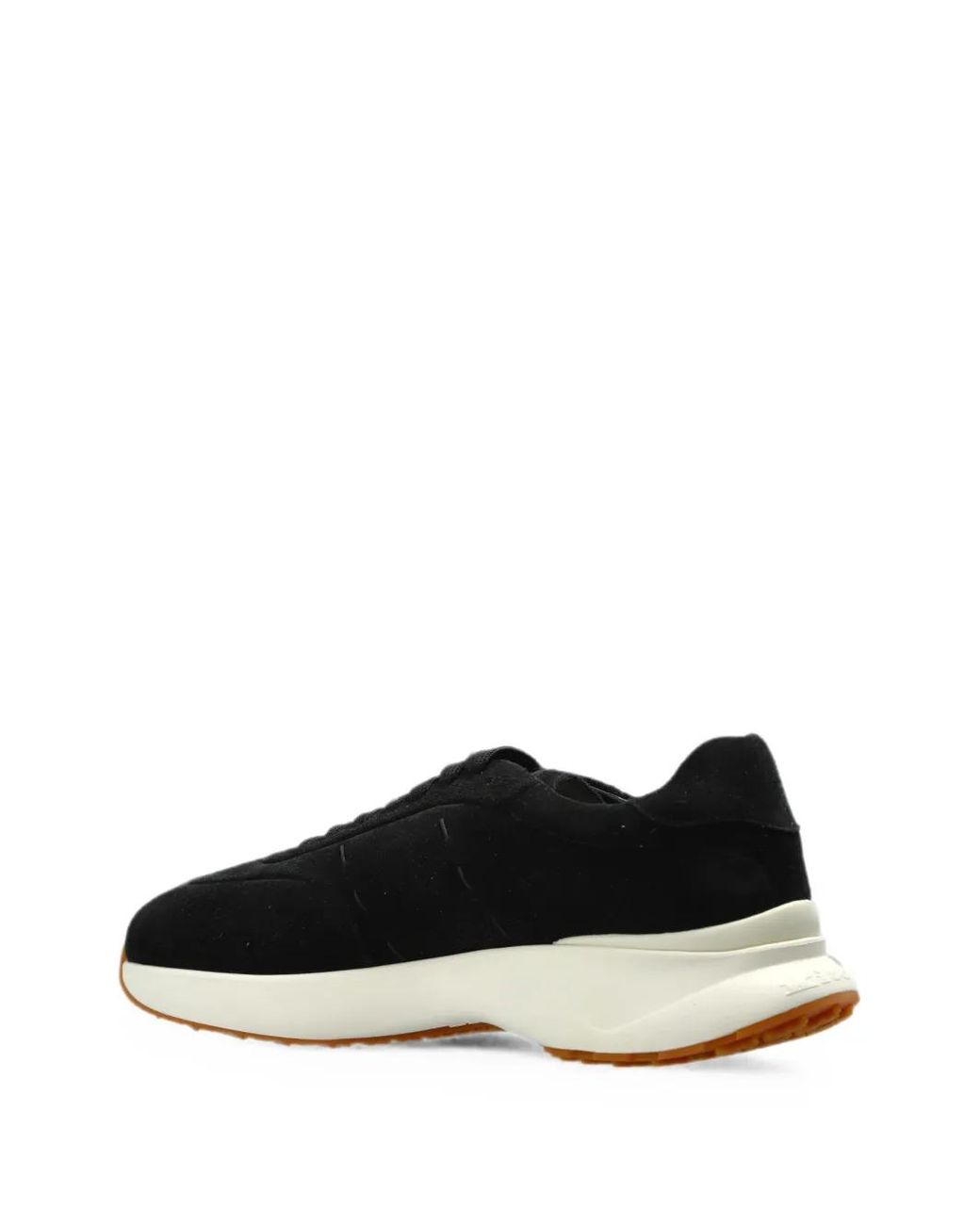 Kiton Black Suede Sports Shoes for men
