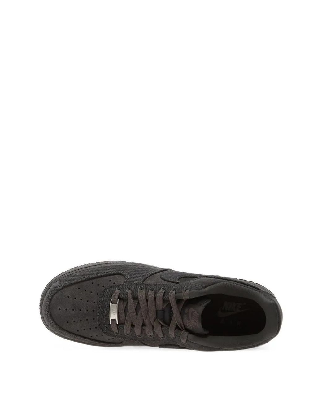 Nike Black Air Force 1 '07 Lv8 Denim Sneakers for men