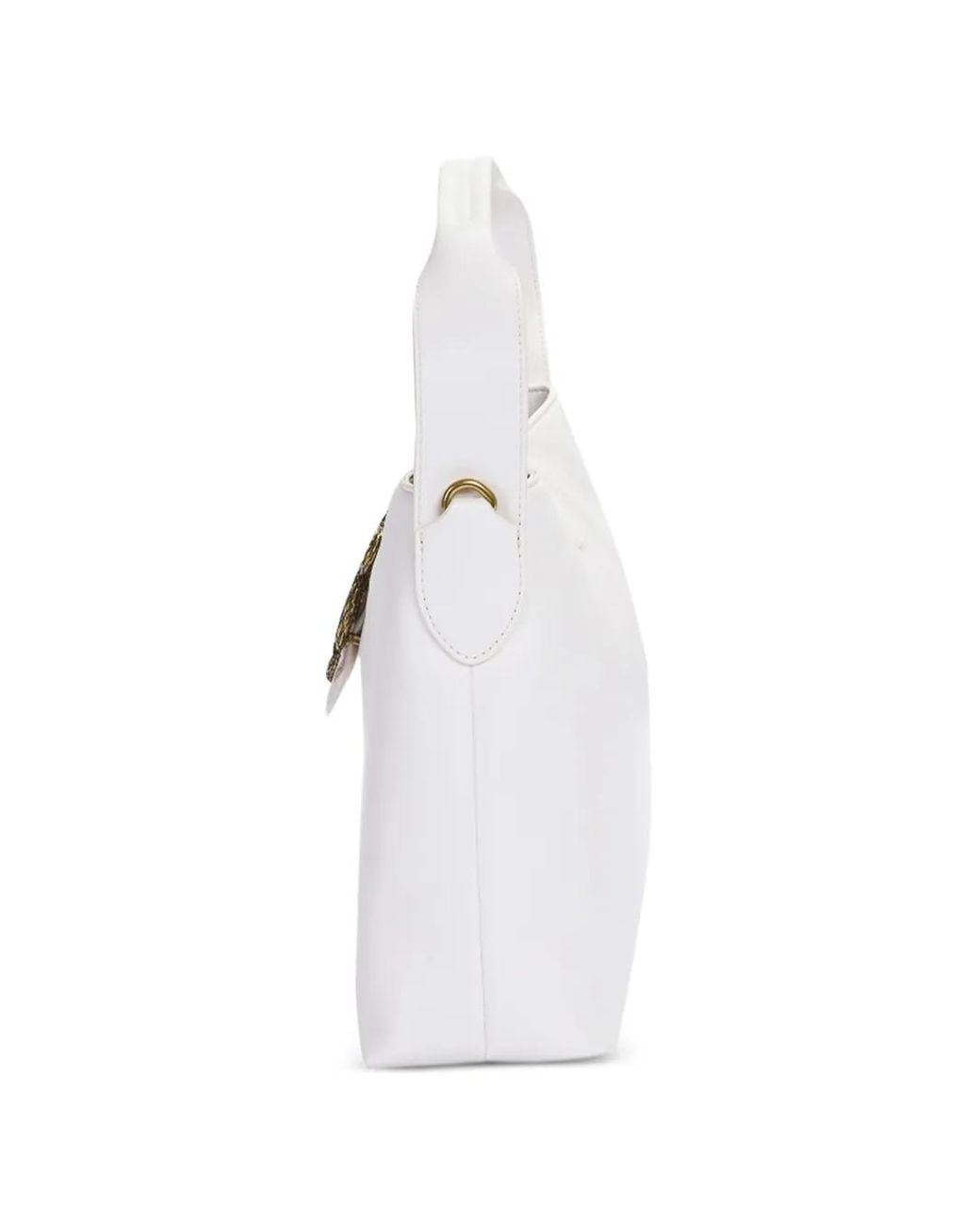 Just Cavalli White Snake-Plaque Shoulder Bag