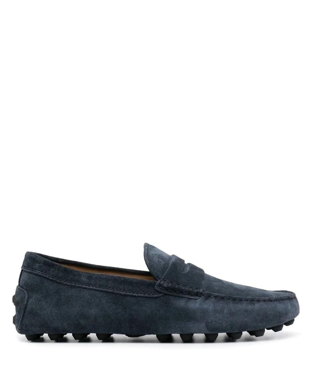 Tod's Blue Leather Loafer for men