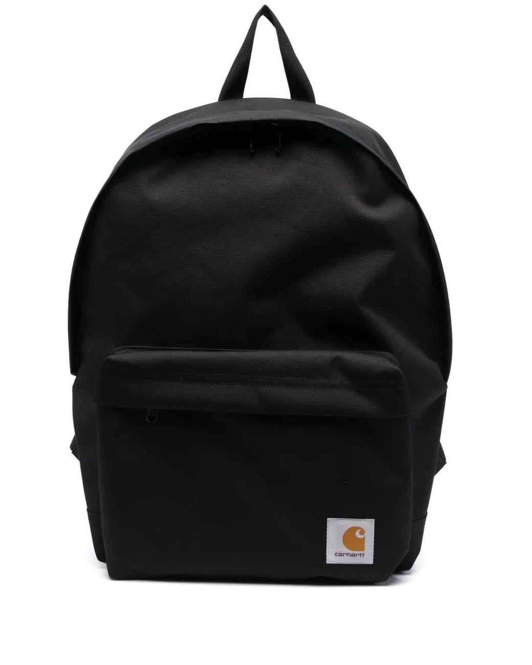 Carhartt Black Logo-Patch Zip-Fastening Backpack