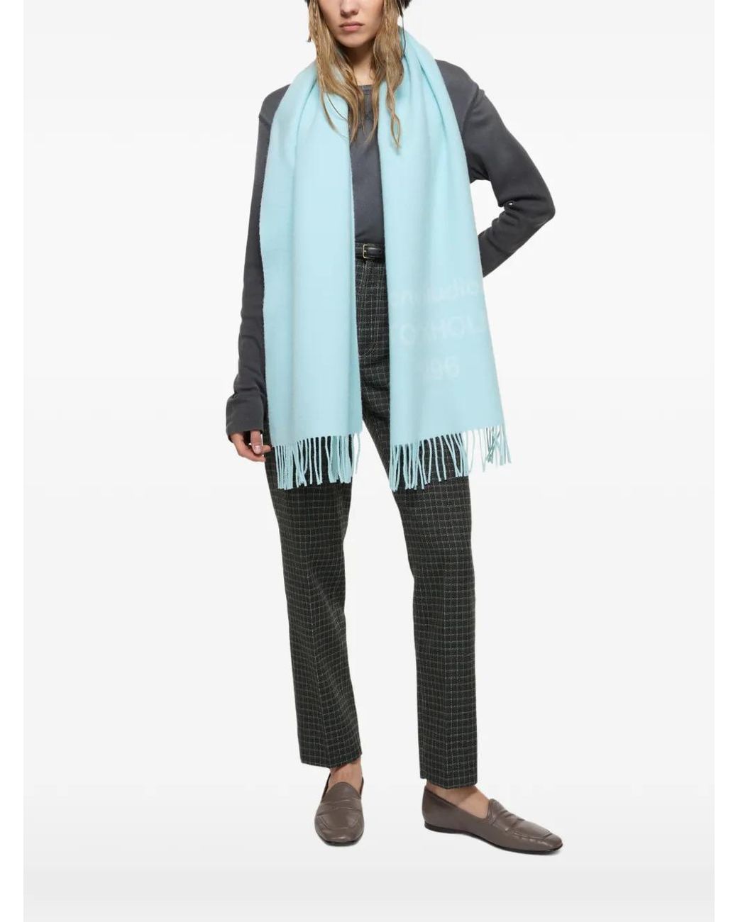 Acne Blue Canada Scarf