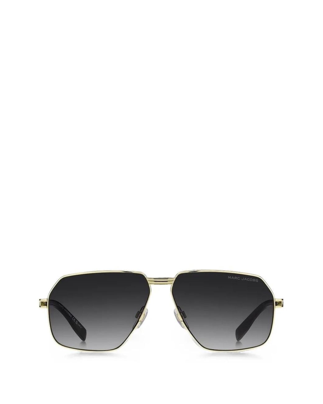 Marc Jacobs Black Geometric-Frame Sunglasses for men
