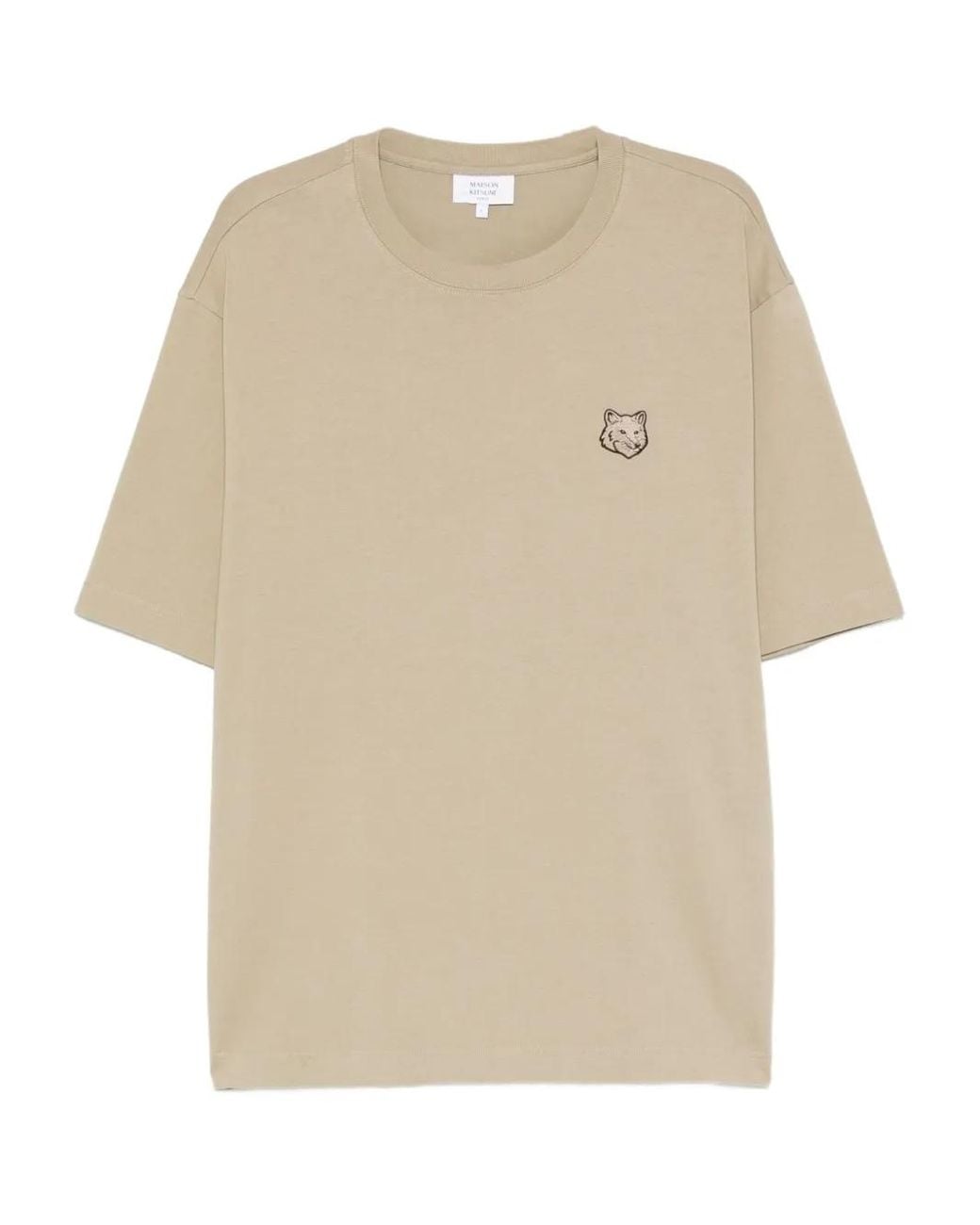 Maison Kitsuné Natural Fox Head T-Shirt for men