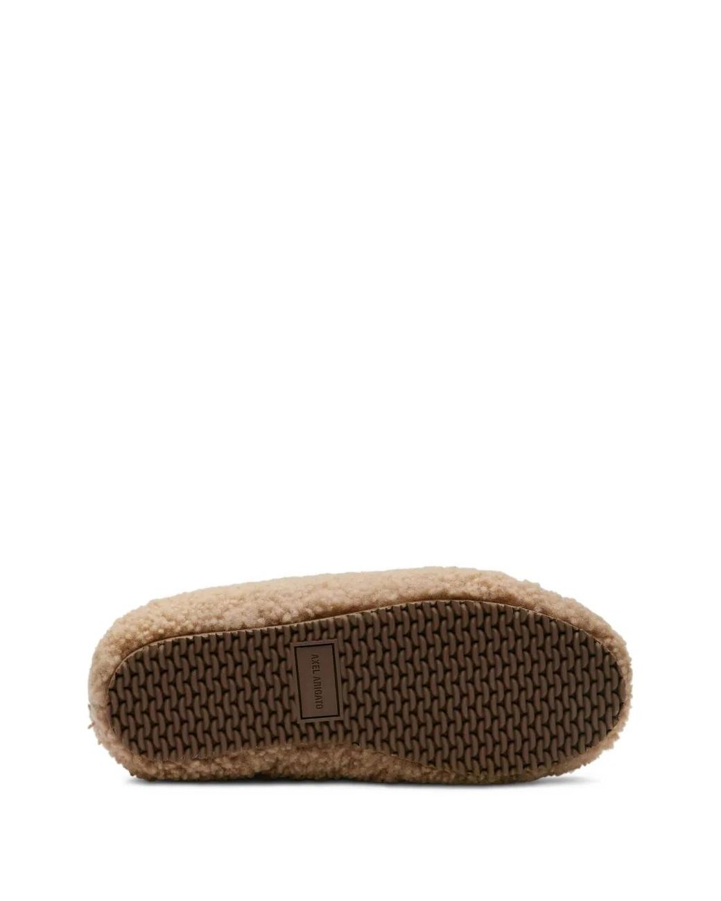 Axel Arigato Brown Tact Shearling-Effect Sneakers for men