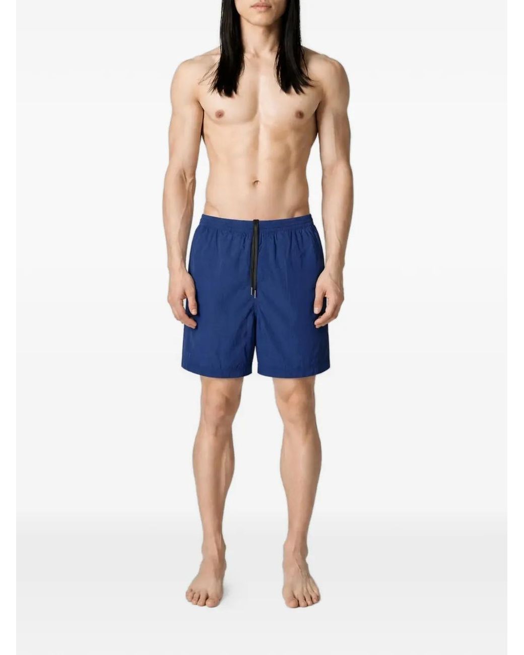 True Tribe Blue Drawstring Swim Shorts for men