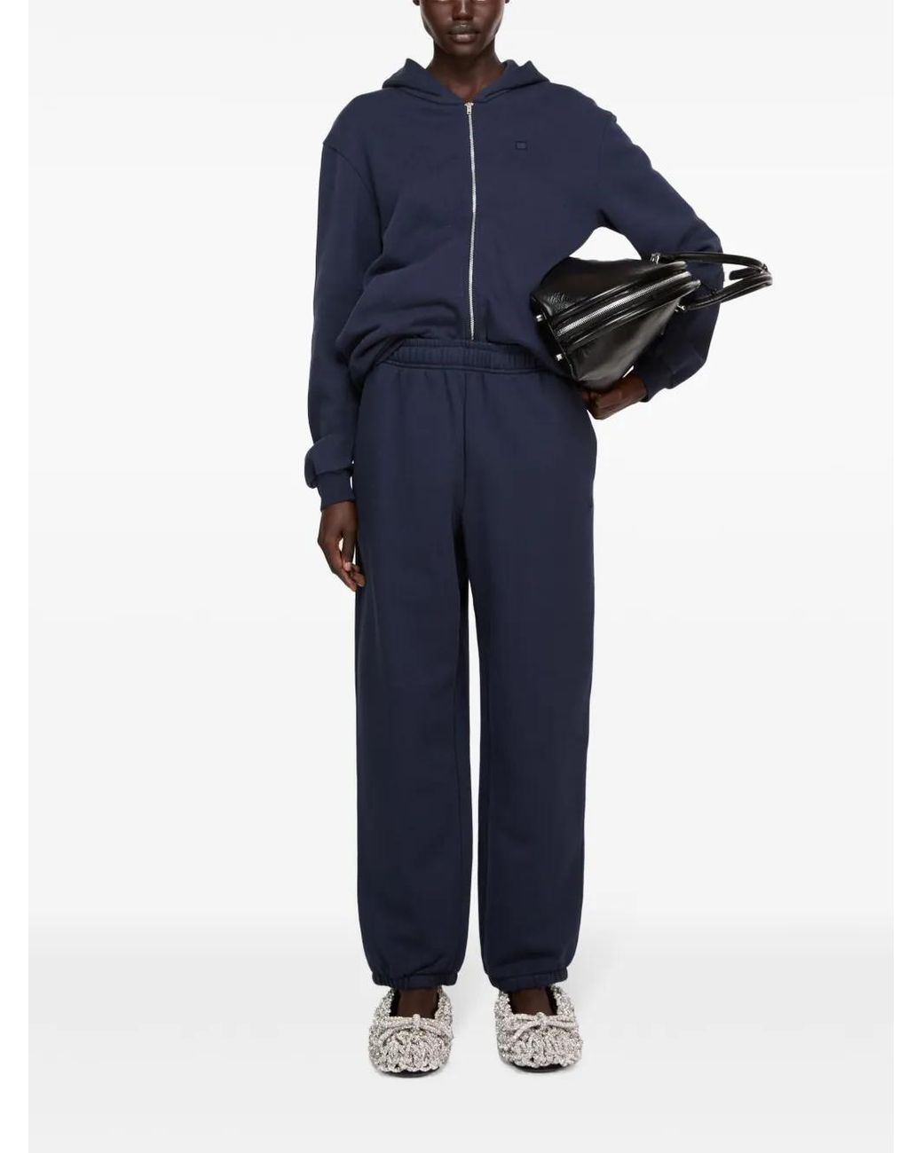 Acne Blue Drawstring Track Pants