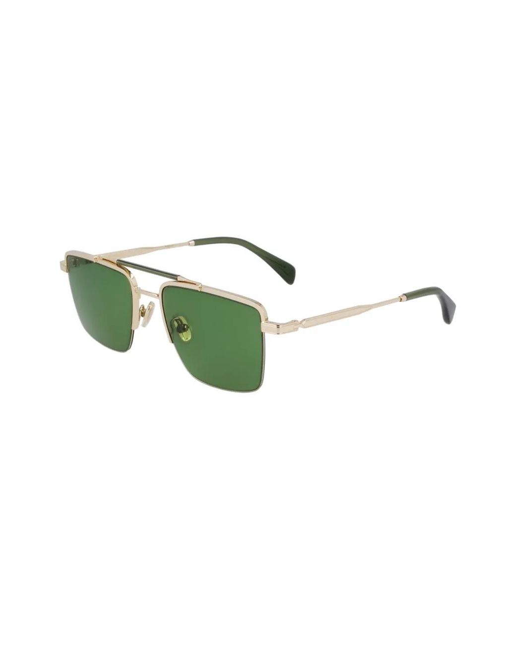 Paul Smith Green Landor Square-Frame Double-Bridge Sunglasses for men