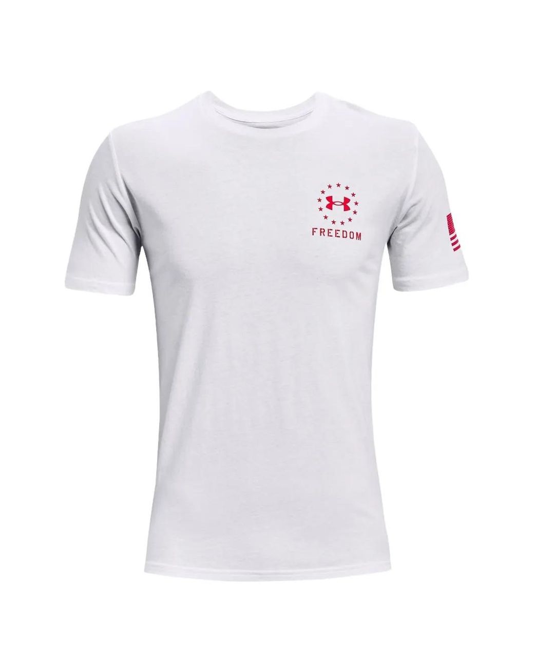 Under Armour White Eagle Print T-Shirt for men